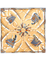 <シルクスカーフ65>コラージュケピ