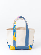 <帆布トートバッグS>ペイントフラワー