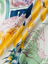 <シルクスカーフ65>フラミンゴ