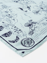 SILK SCARF 88 / MAGICAL MAP