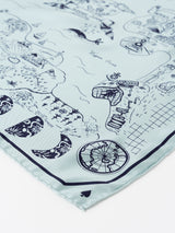 SILK SCARF 65 / MAGICAL MAP