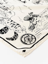 SILK SCARF 88 / MAGICAL MAP