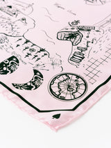 SILK SCARF 65 / MAGICAL MAP