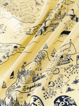 SILK SCARF 65 / MAGICAL MAP