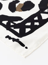 <シルクスカーフ65>ビッグレオパード