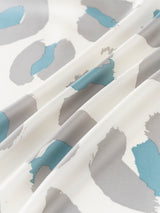 <シルクスカーフ65>ビッグレオパード