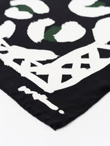 <シルクスカーフ65>ビッグレオパード