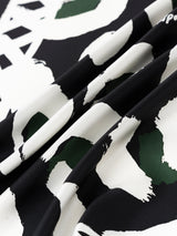 <シルクスカーフ65>ビッグレオパード