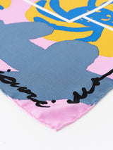 SILK SCARF 65 / PAINT FLOWER