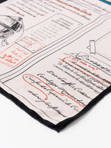 <シルクスカーフ65>ニュースペイパー