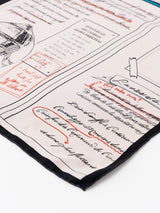 <シルクスカーフ88>ニュースペイパー