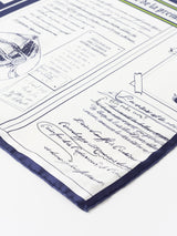 <シルクスカーフ65>ニュースペイパー