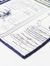 <シルクスカーフ88>ニュースペイパー