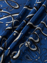 <シルクスカーフ65>デコラティブバンダナ