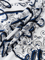 <シルクスカーフ65>デコラティブバンダナ