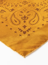 <シルクスカーフ108>ヴィンテージプリントA-2バンダナ