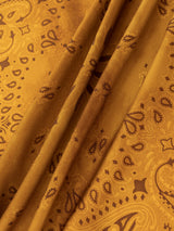 <シルクスカーフ108>ヴィンテージプリントA-2バンダナ