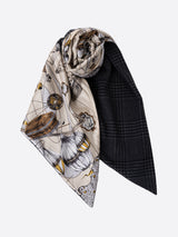 <ウールシルクWマフラー>プラネタリーバルーン