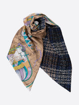 WOOL SILK W MUFFLER / DRAFT BALLOON