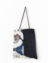 PRINT TOTE BAG L / CARRIAGE