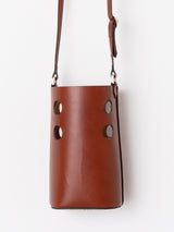 LEATHER BAGS S / BROWN