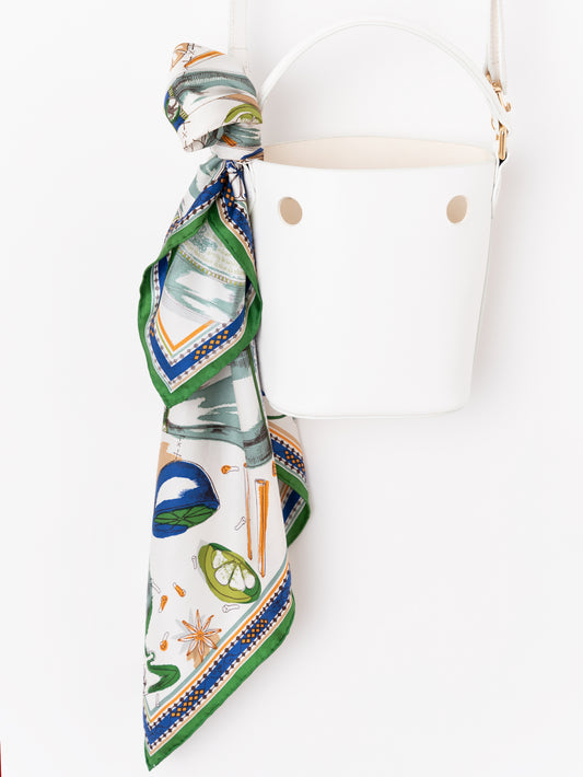 LEATHER BAGS M / WHITE