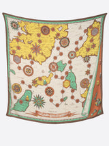 <ウールシルクストールヘリンボーン織120>モノポリ