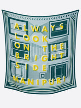 <ウールシルクストールヘリンボーン織120>ポスター