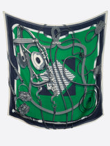 <Wool Silk Stole Herringbone Weave 120> Jockey