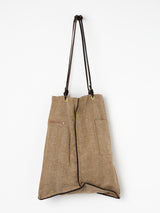 REVERSIBLE PRINT TOTE BAG L / ANTIQUE RECIPE