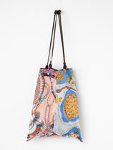 REVERSIBLE PRINT TOTE BAG L / ANTIQUE RECIPE