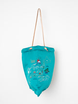 EMBROIDERED PRINT TOTE BAG L / POSTER