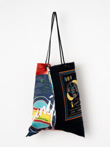 <刺繍プリントトートバッグL>レコード