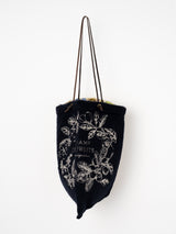 <刺繍プリントトートバッグL>アンティークレシピ