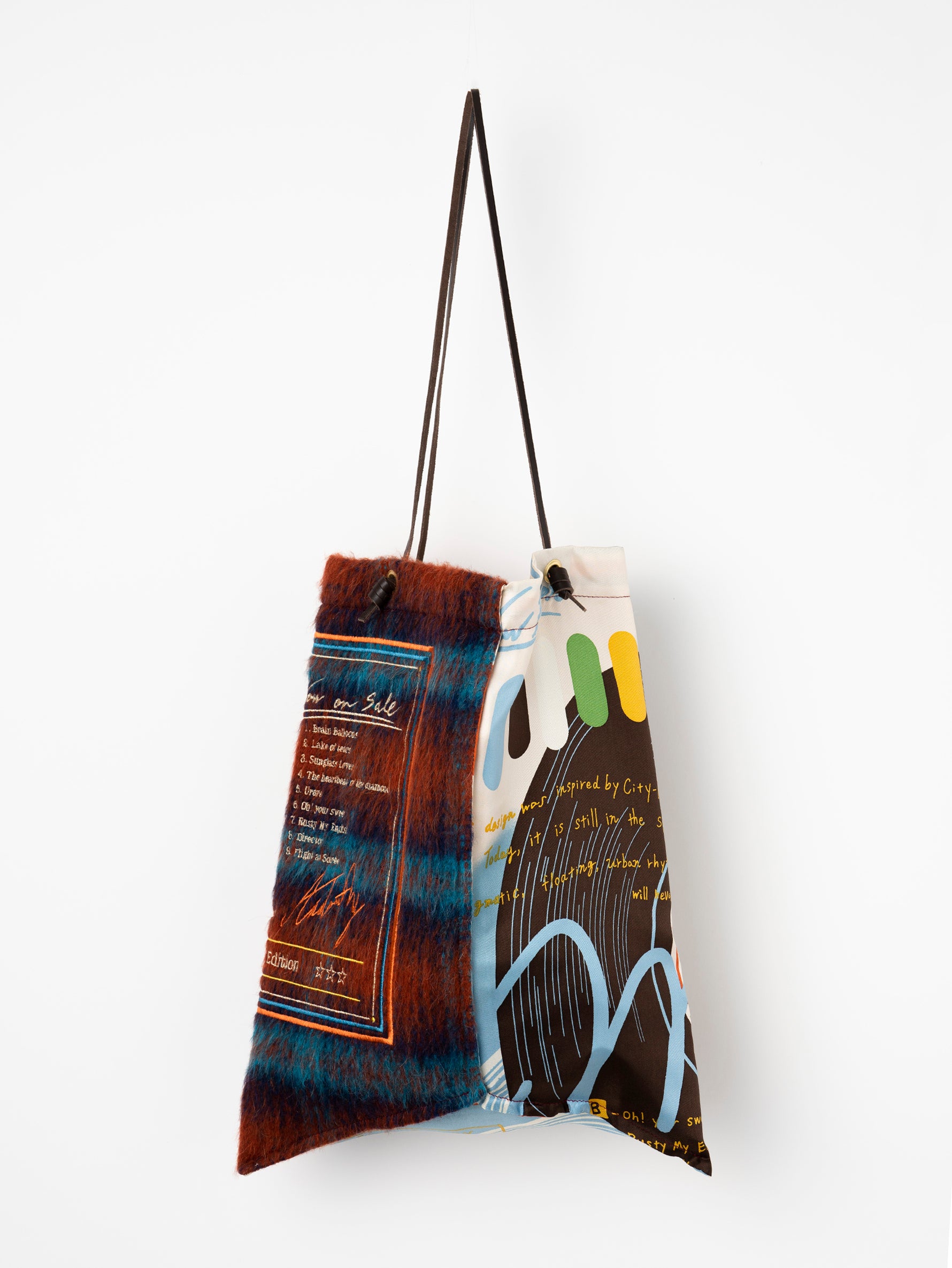 BEDOUIN short medina 美品 トート コブラバックル 刺繍プリントトートバッグL＞レコード – manipuri