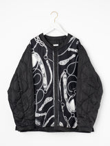 <ミリタリージャケットUNISEX>リバーシブル ネイティブビット