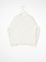 <クルーネックジャケット>リバーシブル ホットワイン