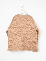 <Quilted Military Jacket> Reversible Tapa