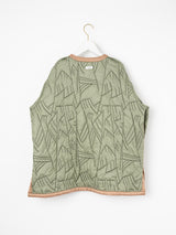 <Quilted Military Jacket> Reversible Tapa