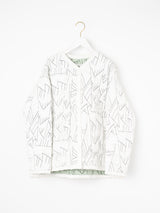 <キルティングミリタリージャケット>リバーシブル タパ