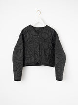 <Quilted Short Jacket> Reversible Mountain