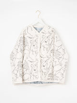 <Quilted Military Jacket> Reversible Mountain