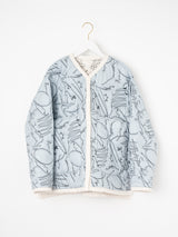 <Quilted Military Jacket> Reversible Mountain