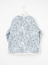 <Quilted Military Jacket> Reversible Mountain