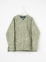 <Quilted Military Jacket> Reversible Mountain