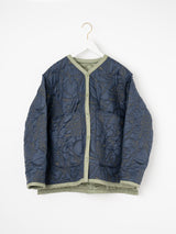 <Quilted Military Jacket> Reversible Mountain