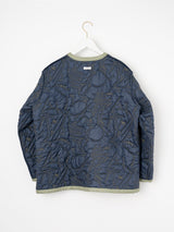 <Quilted Military Jacket> Reversible Mountain