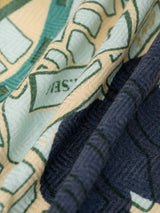 <Wool Silk Stole Herringbone Weave 120> Collage Somewear