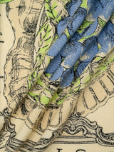 <Wool Silk Stole Herringbone Weave 120> Antique Recipe