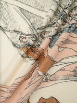 <ウールシルクストールヘリンボーン織120>モンゴルフィエバルーン